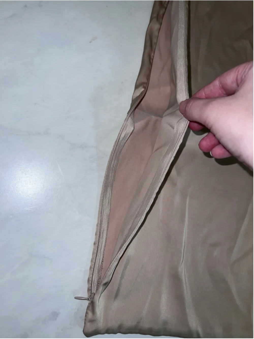 Golden Champange Mulberry Silk Pillowcase 20x26